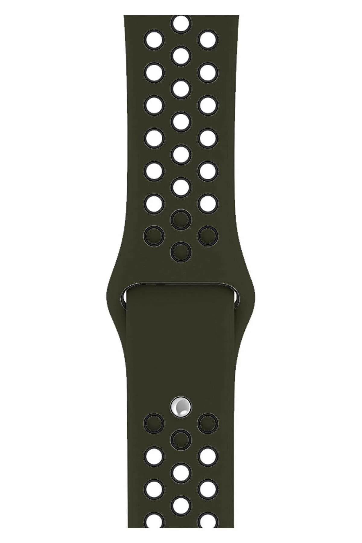 Apple Watch Series 3 38 MM Fileli Kordon Beyaz-Siyah
