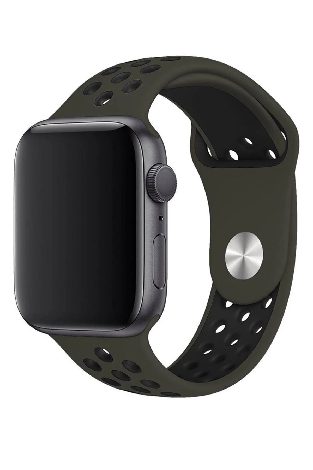 Apple Watch Series 3 38 MM Fileli Kordon Zeytin-Siyah