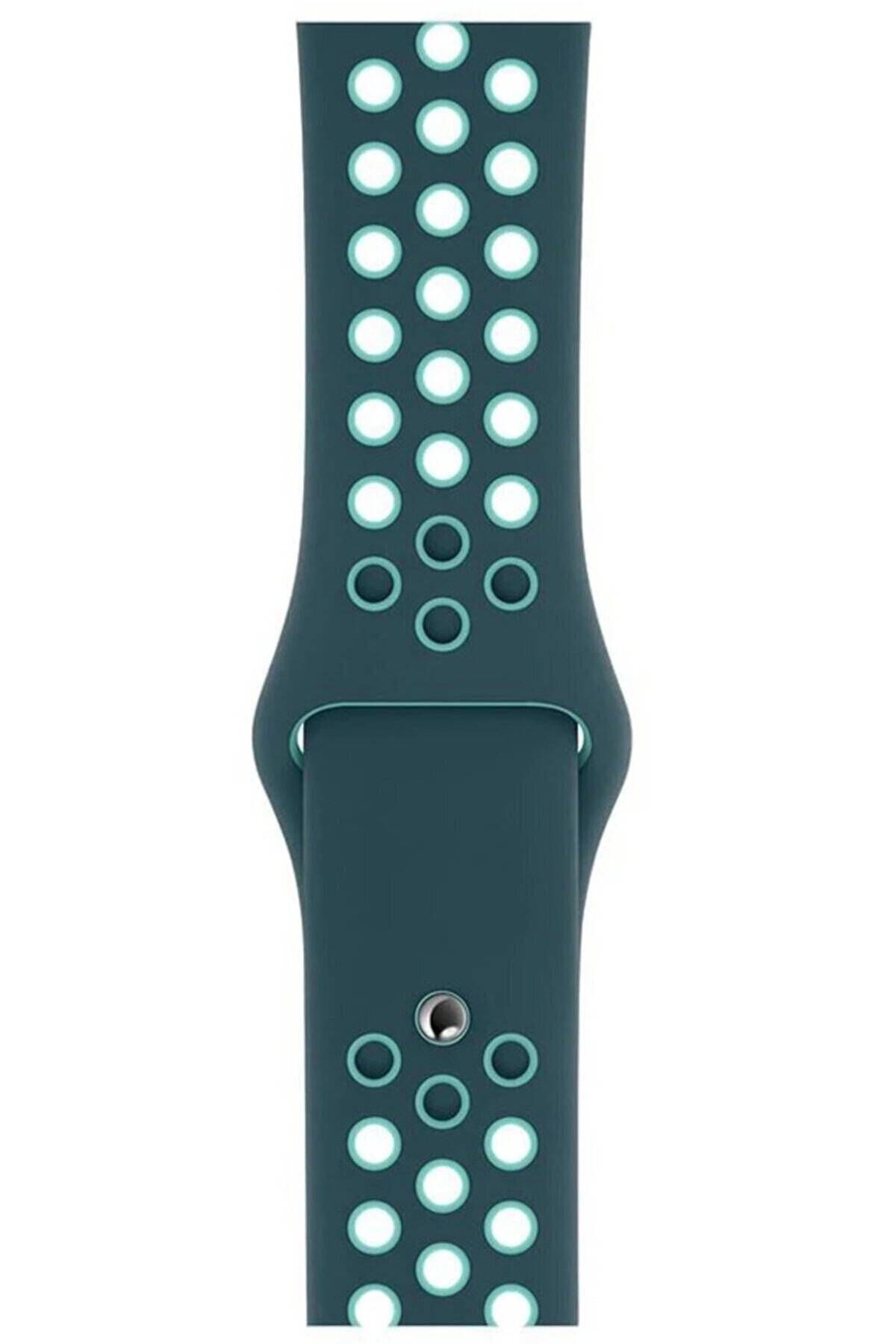 Piyasasepeti Apple Watch Ultra 2 49 Mm Fileli Kordon Yeşil-Turkuaz