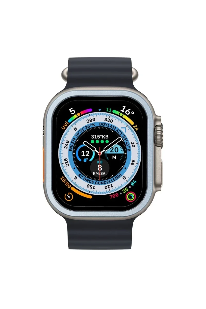 Apple Watch Ultra 49mm Alüminyum Kasa Cam Ekran Koruyucu - Mavi Fiyatı, Yorumları ve Özellikleri