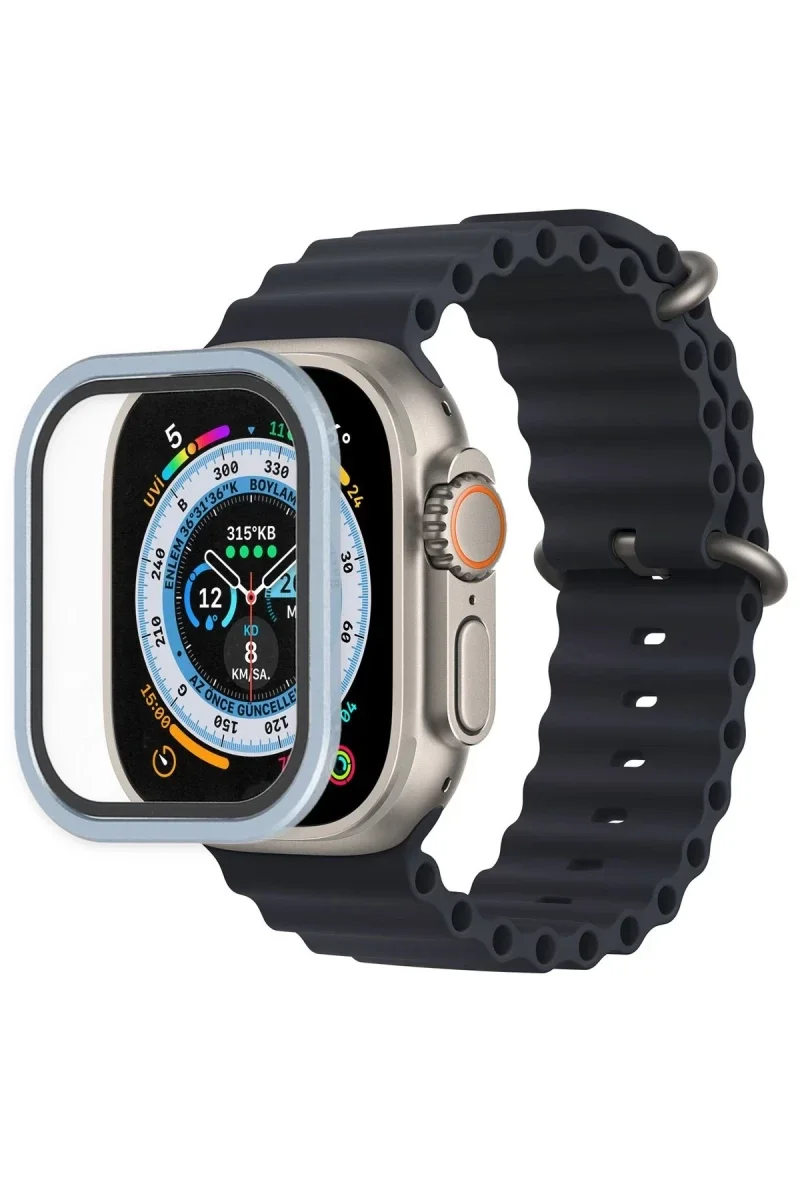 Apple Watch Ultra 49mm Alüminyum Kasa Cam Ekran Koruyucu - Mavi Fiyatı, Yorumları ve Özellikleri