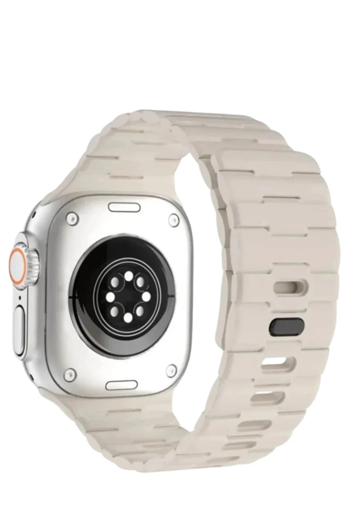 Apple Watch Ultra 49mm Uyumlu Wowen Kordon - Bej Apple Watch Ultra 49mm Uyumlu Wowen Kordon - Bej
