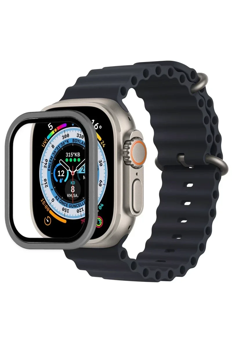 Apple Watch Ultra 49mm Alüminyum Kasa Cam Ekran Koruyucu - Gri Fiyatı, Yorumları ve Özellikleri