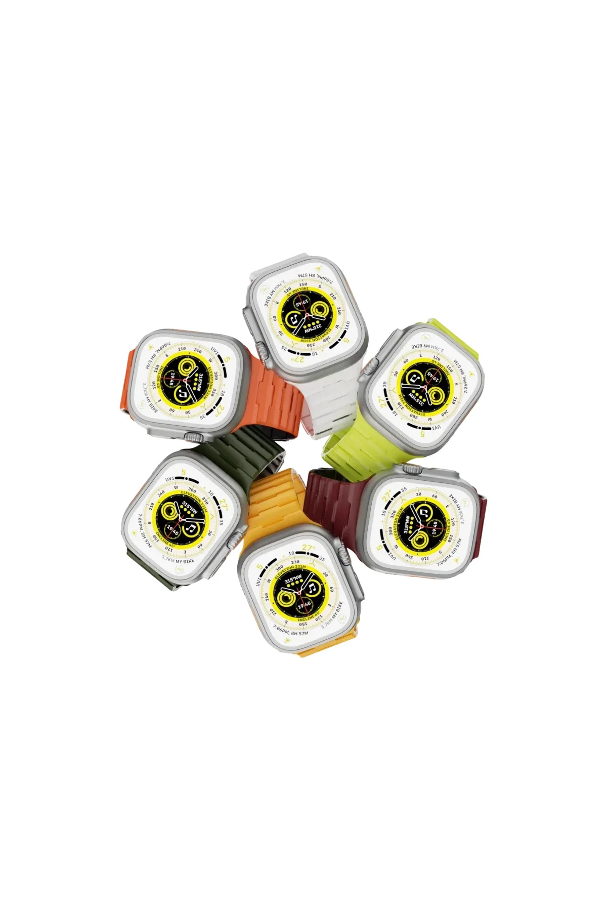 Apple Watch Ultra 49mm Wowen Kordon - Siyah