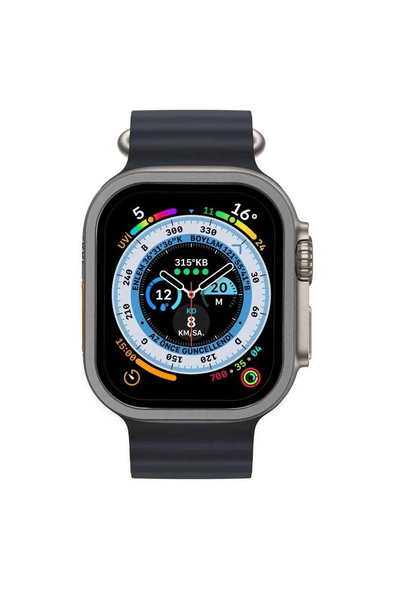 Apple Watch Ultra 49mm Alüminyum Kasa Cam Ekran Koruyucu - Gri Fiyatı, Yorumları ve Özellikleri