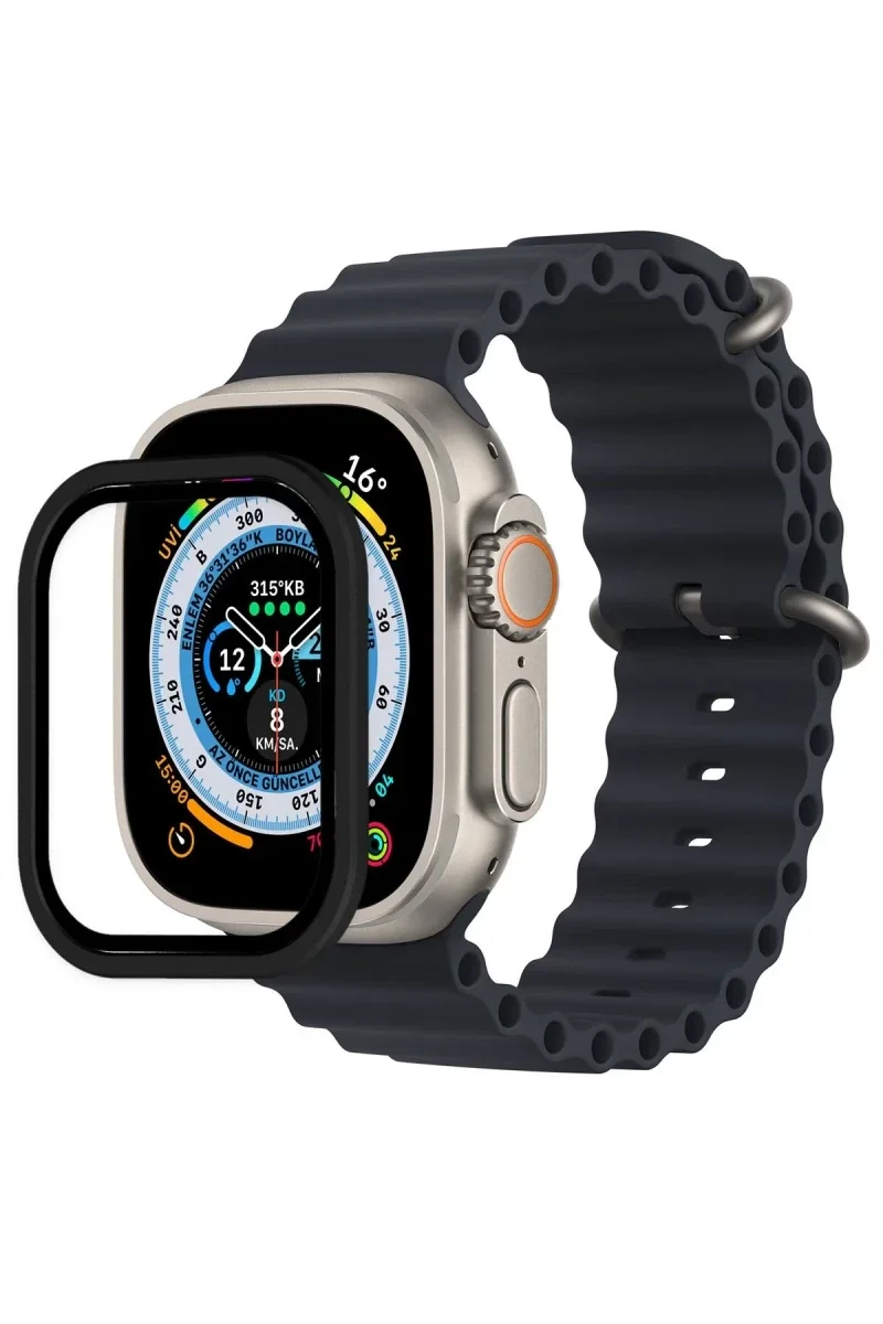 Apple Watch Ultra 49mm Alüminyum Kasa Cam Ekran Koruyucu - Siyah Fiyatı, Yorumları ve Özellikleri