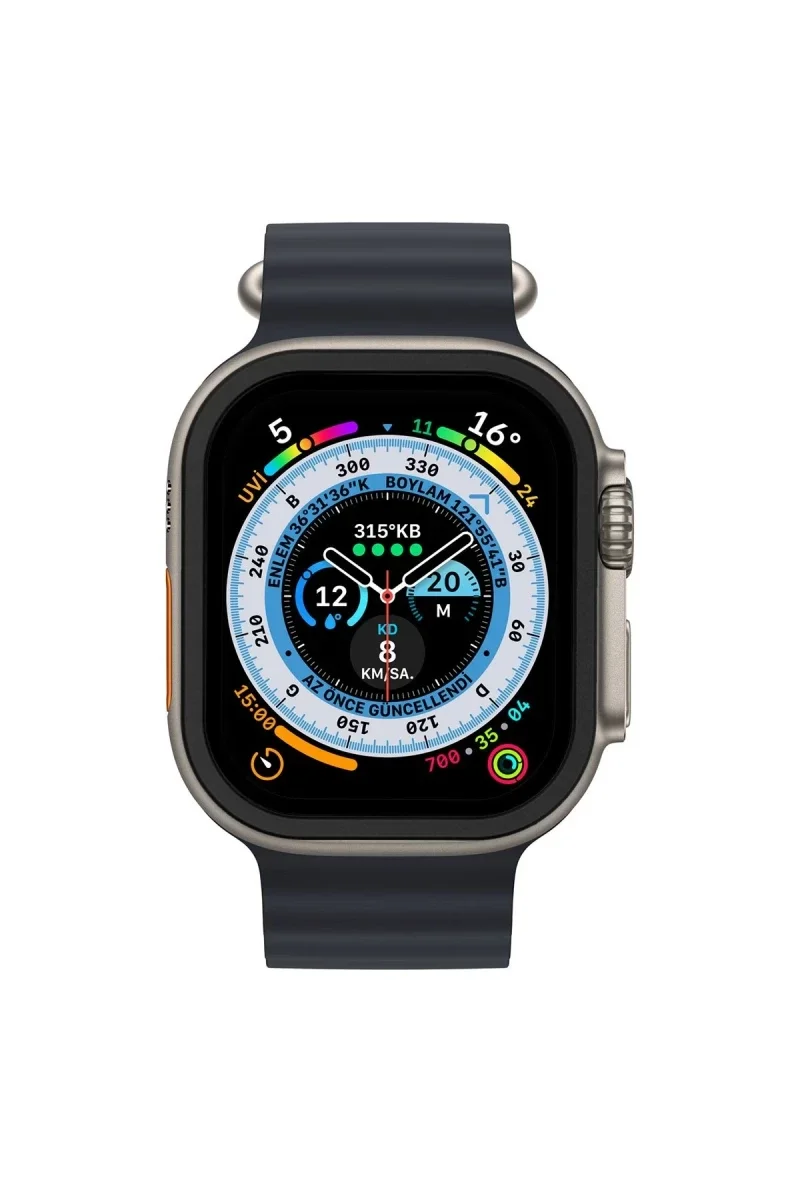 Apple Watch Ultra 49mm Alüminyum Kasa Cam Ekran Koruyucu - Siyah Fiyatı, Yorumları ve Özellikleri