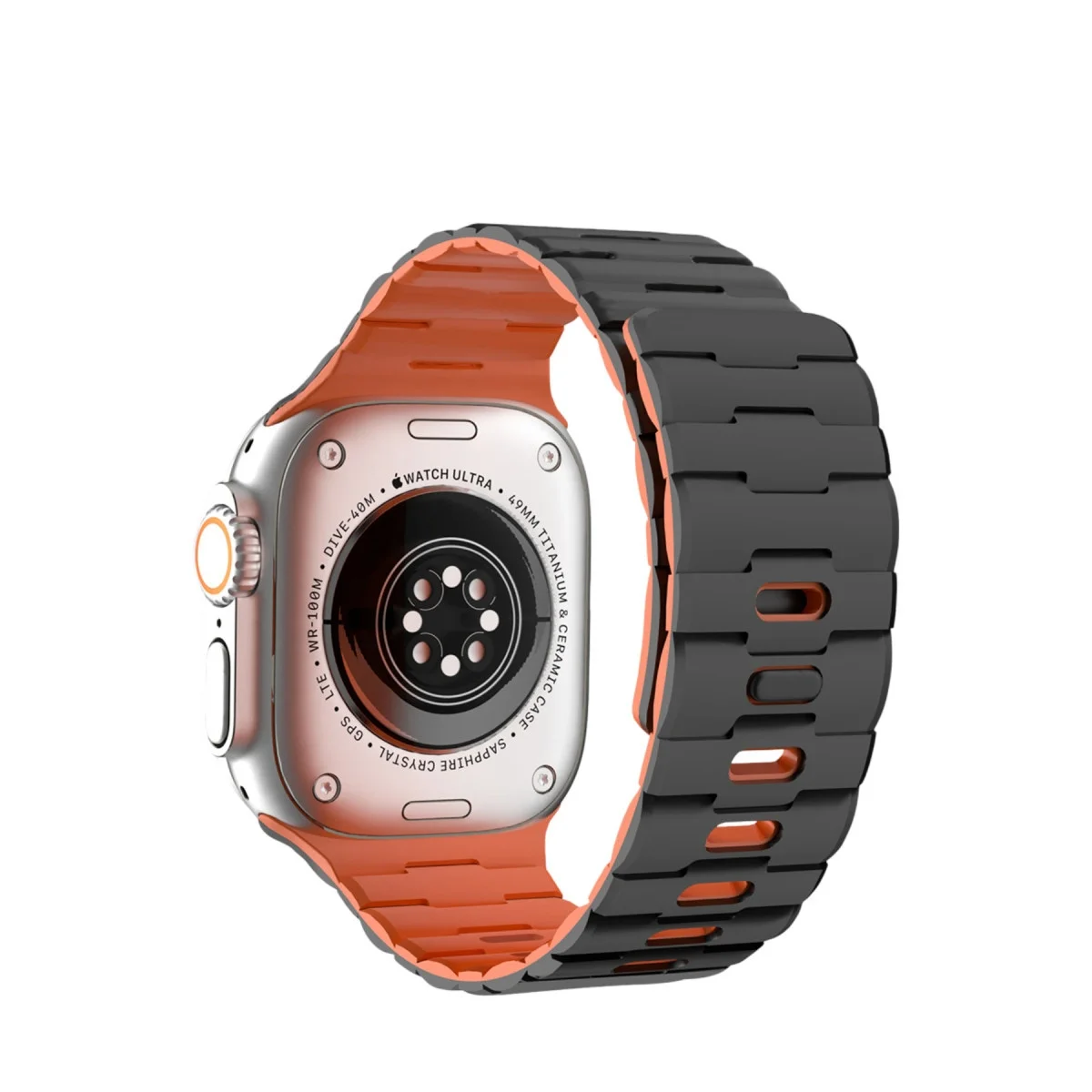 Apple Watch Ultra 49mm Wowen Kordon (saat Değildir) - Siyah-turuncu Fiyatı, Yorumları ve Özellikleri