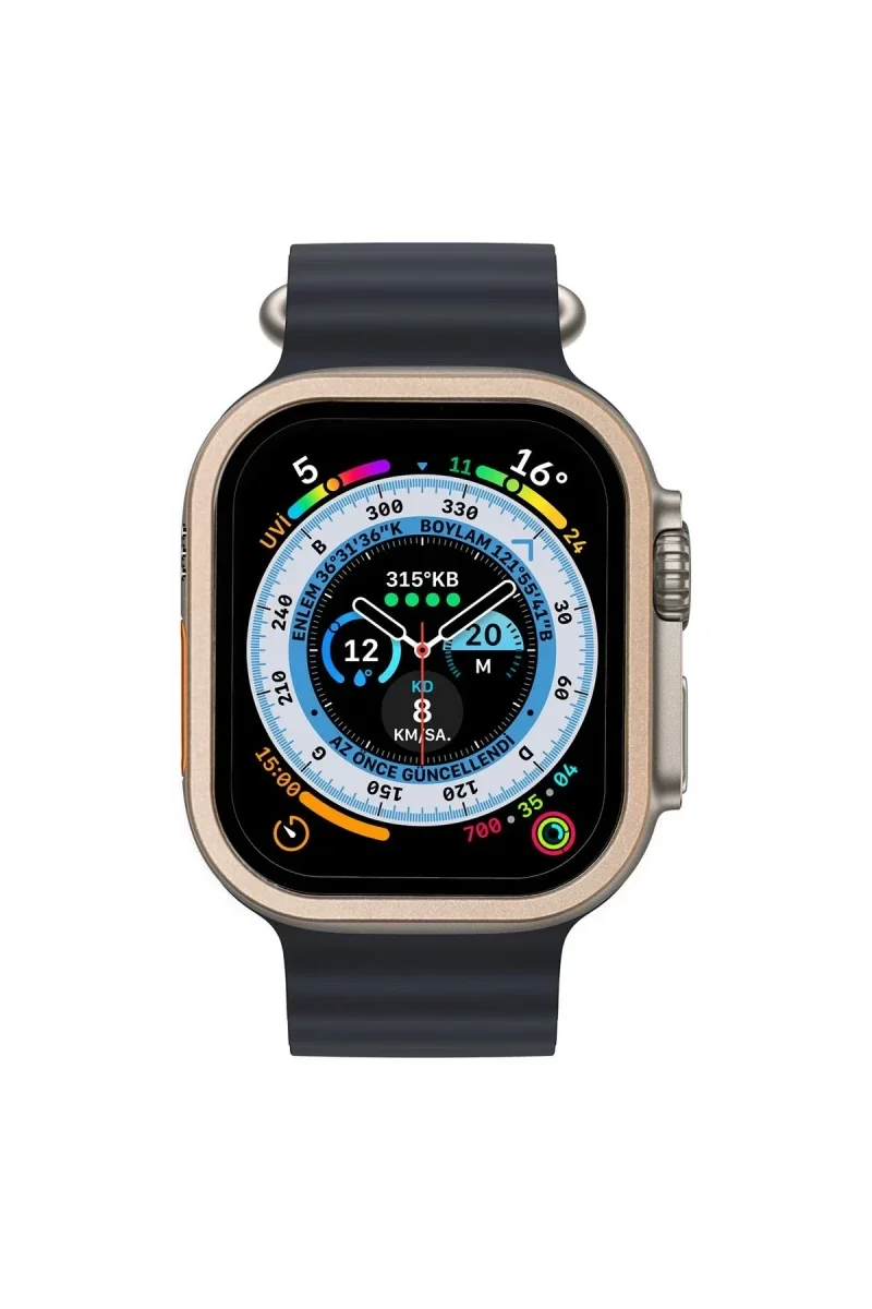 Apple Watch Ultra 49mm Alüminyum Kasa Cam Ekran Koruyucu - Gold Fiyatı, Yorumları ve Özellikleri