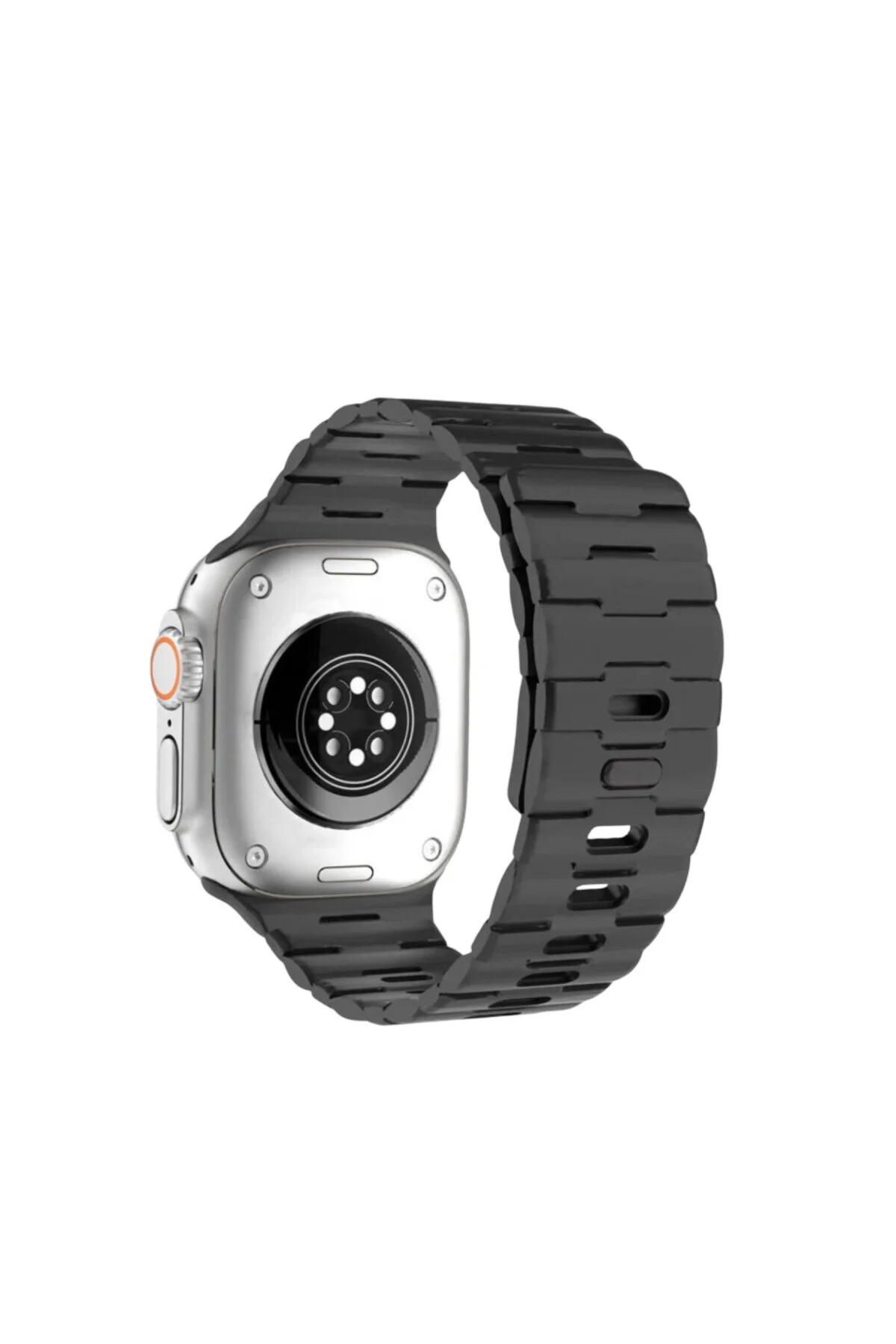 Apple Watch Ultra 49mm Uyumlu Wowen Kordon - Siyah - Görsel 2