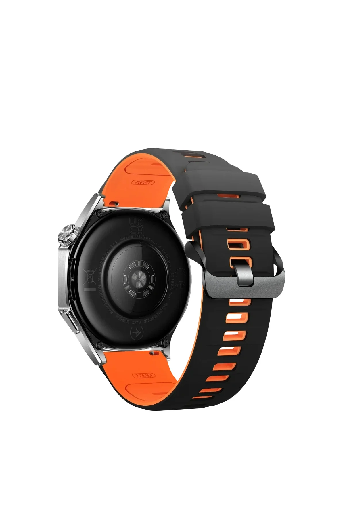 Apple Watch Ultra 49mm Minoc Kordon - Siyah-Turuncu