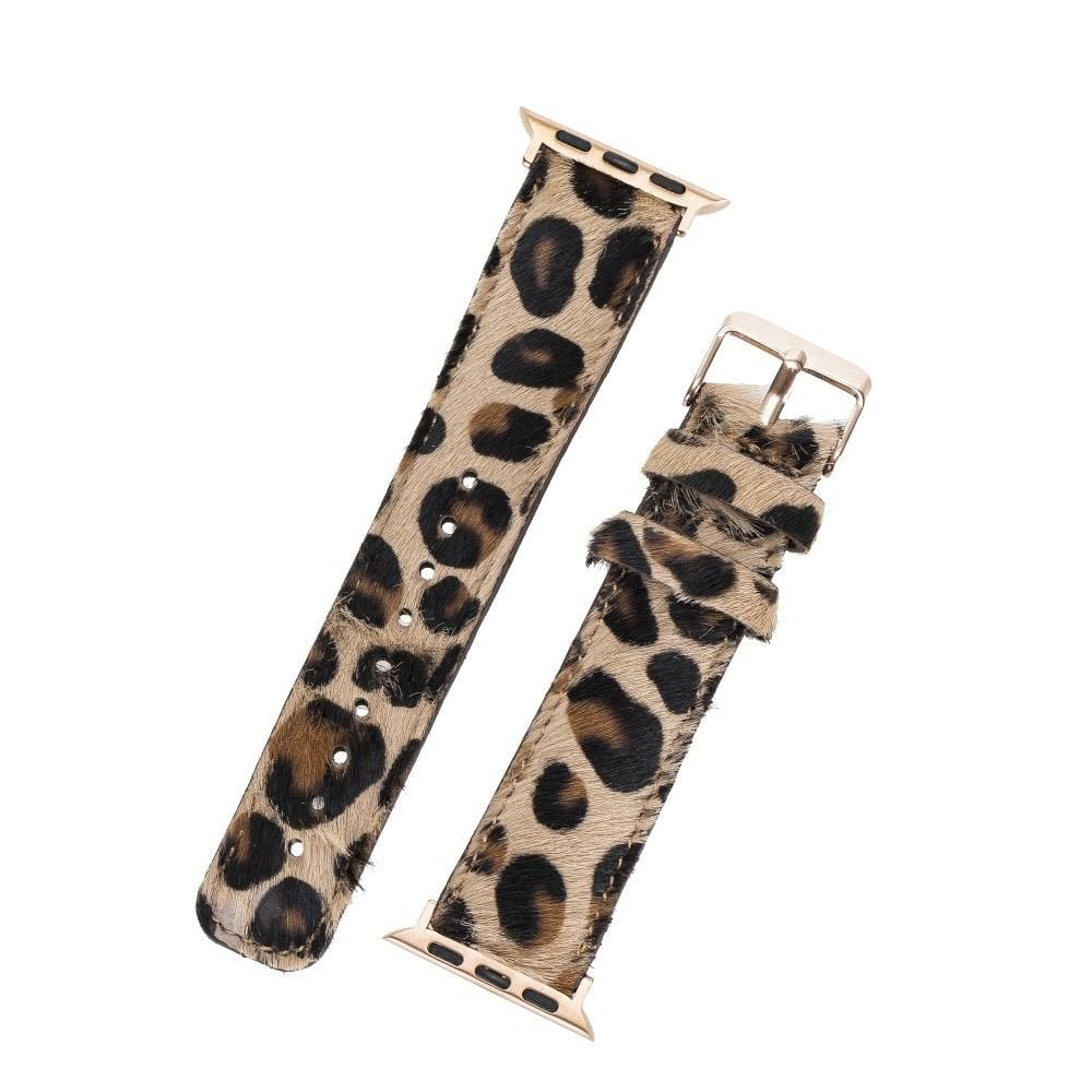 Apple Watch Uyumlu Deri Kordon 42-44-45mm LEO1N Apple Watch Uyumlu Deri Kordon 42-44-45mm LEO1N