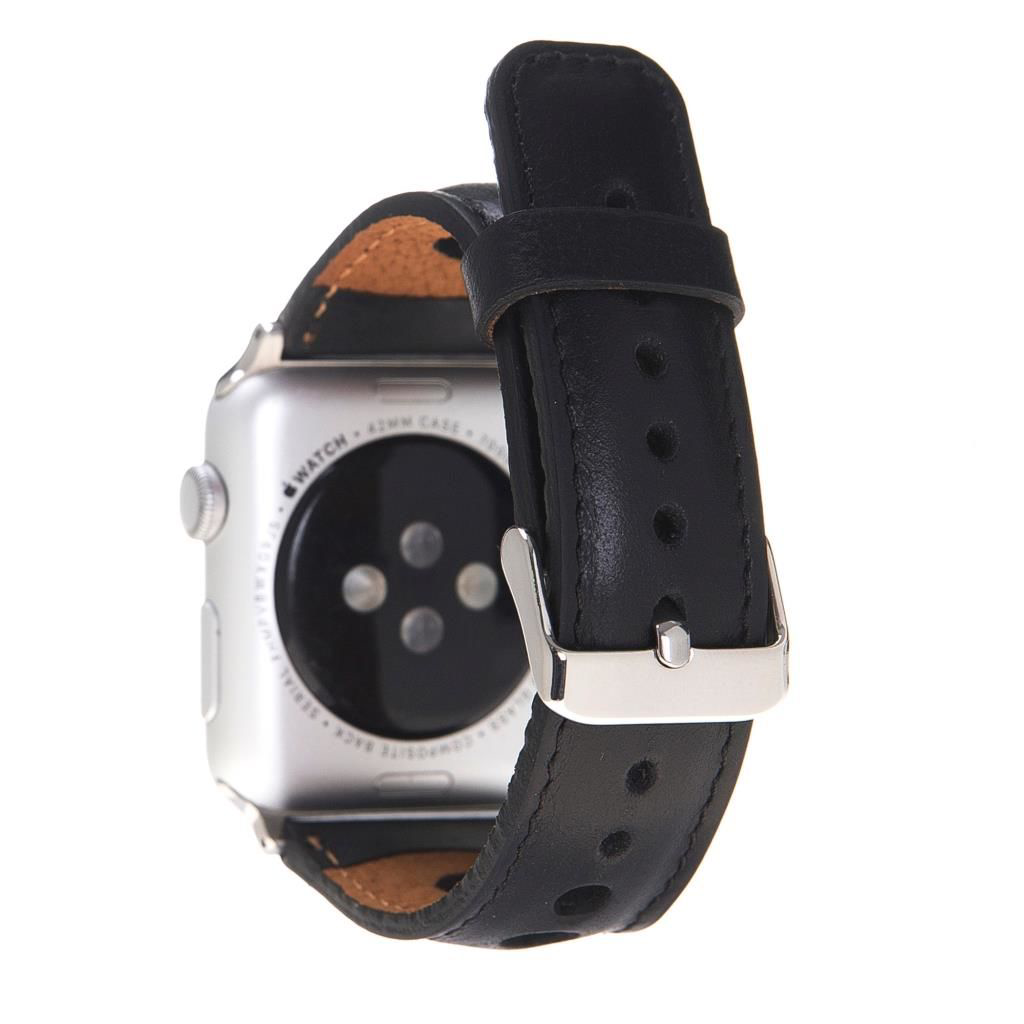 Apple Watch Uyumlu Deri Kordon 42-44-45mm ARK RST1 Apple Watch Uyumlu Deri Kordon 42-44-45mm ARK RST1