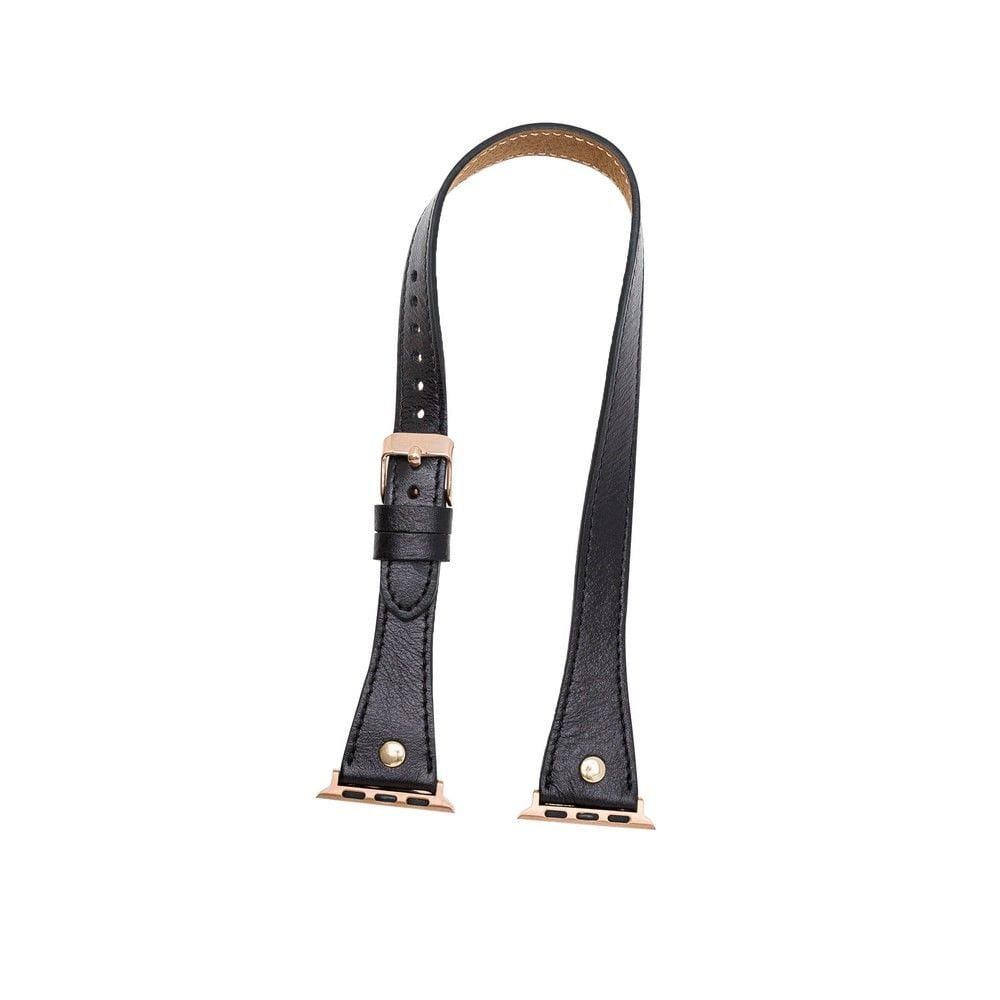 Apple Watch Uyumlu Deri Kordon 42-44-45mm Slim DTGT RST1 Apple Watch Uyumlu Deri Kordon 42-44-45mm Slim DTGT RST1