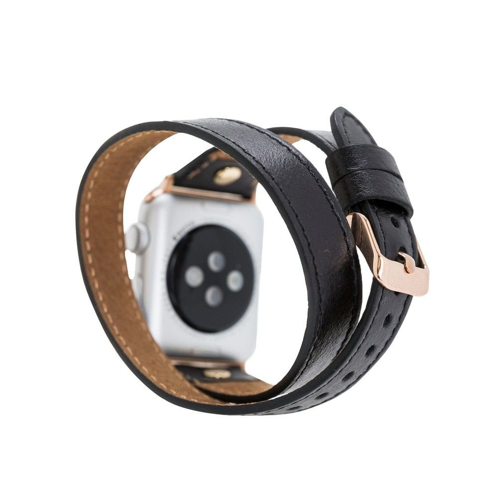 Apple Watch Uyumlu Deri Kordon 42-44-45mm Slim DTGT RST1 Apple Watch Uyumlu Deri Kordon 42-44-45mm Slim DTGT RST1