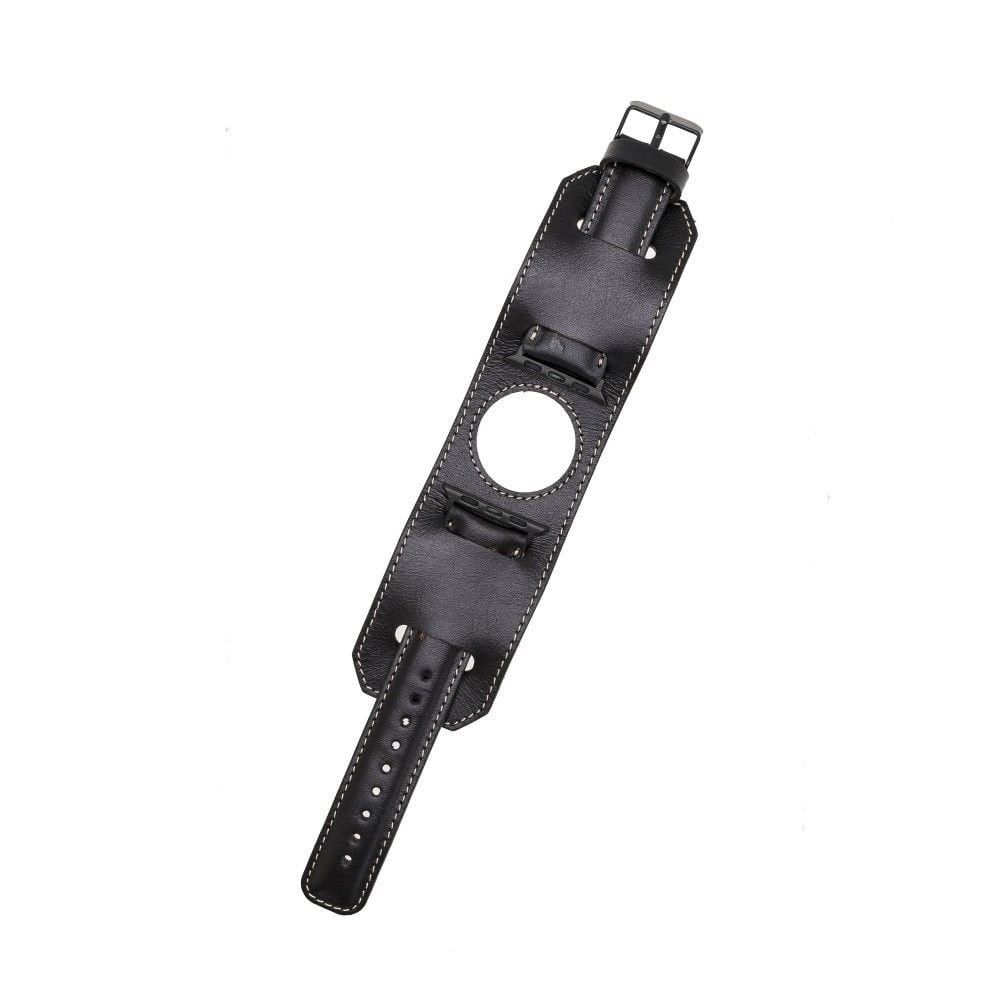 Apple Watch Uyumlu Deri Kordon 42-44-45mm Cuff RST1