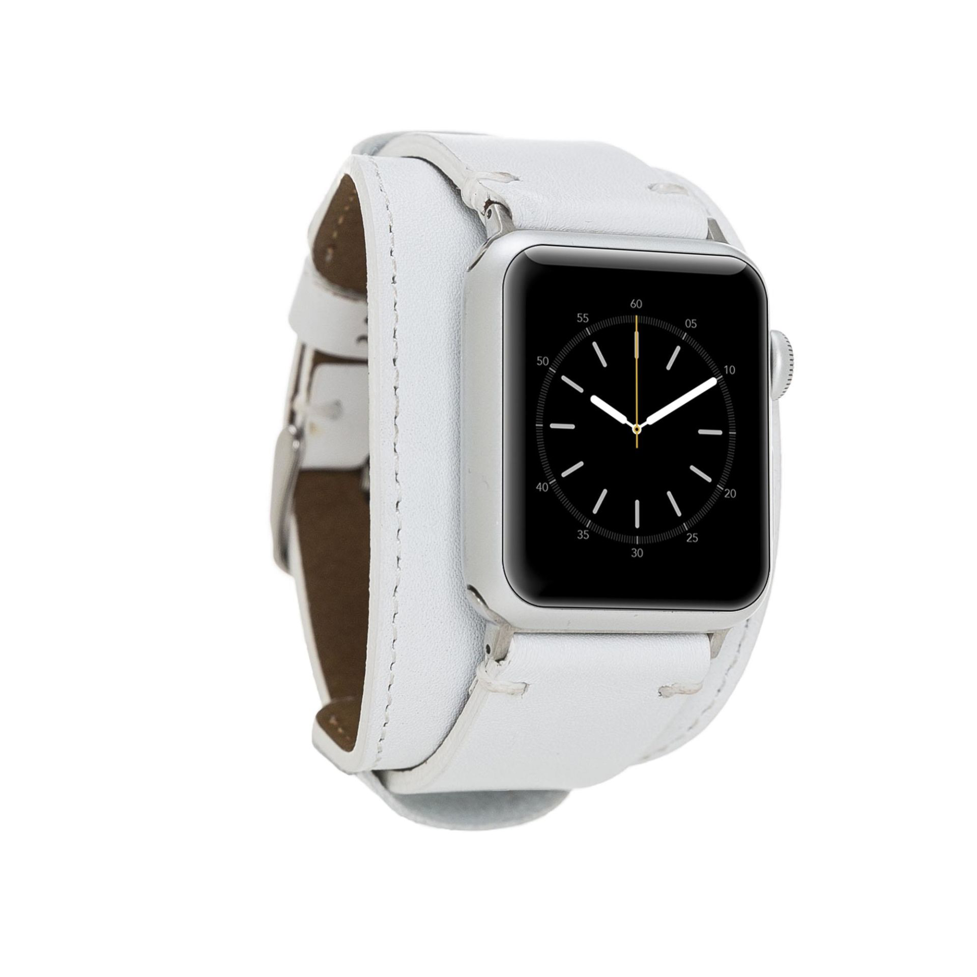 Apple Watch Uyumlu Deri Kordon 38-40-41mm Cuff Pulsar F3 Apple Watch Uyumlu Deri Kordon 38-40-41mm Cuff Pulsar F3