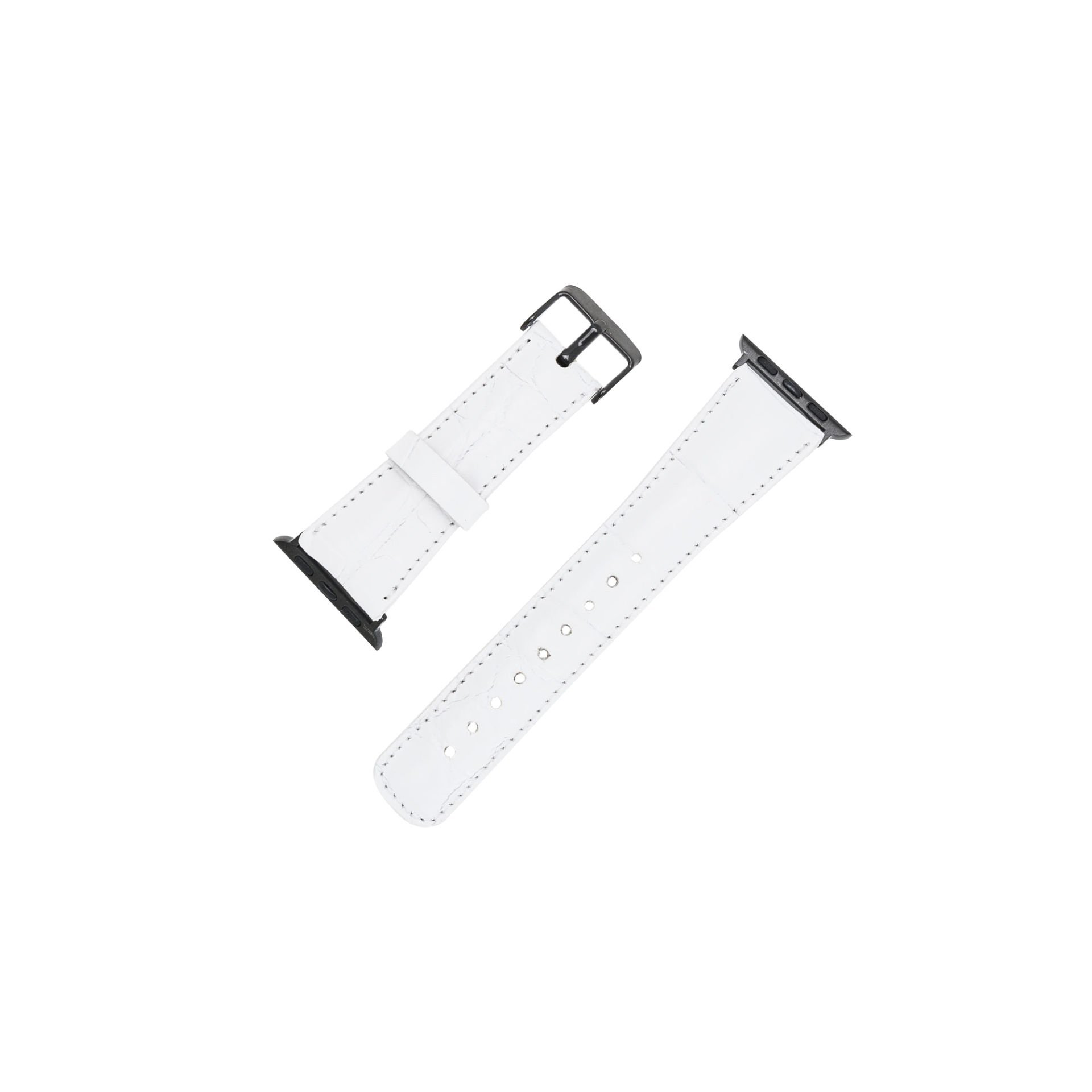 Apple Watch Uyumlu Deri Kordon 42-44-45mm F3 Beyaz Apple Watch Uyumlu Deri Kordon 42-44-45mm F3 Beyaz