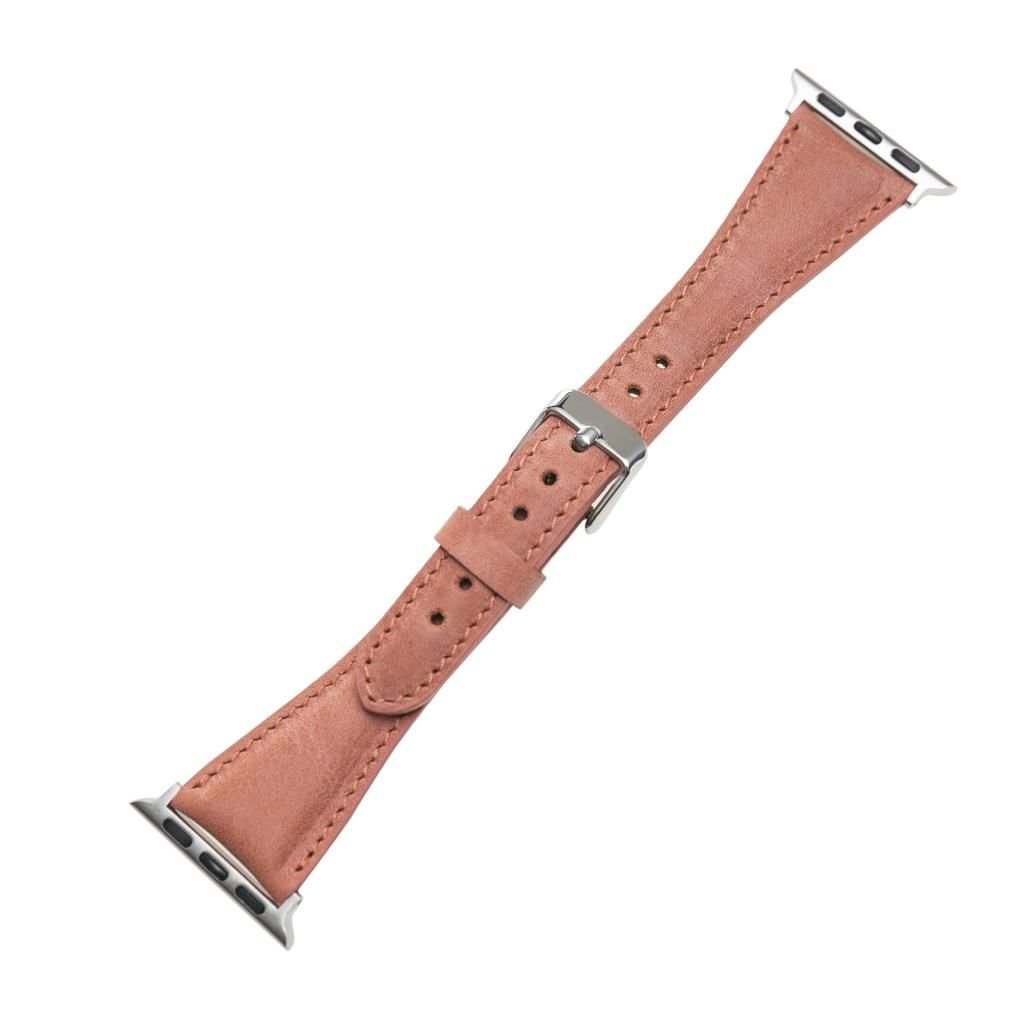 Apple Watch Uyumlu Deri Kordon 42-44-45mm Slim G17 Apple Watch Uyumlu Deri Kordon 42-44-45mm Slim G17