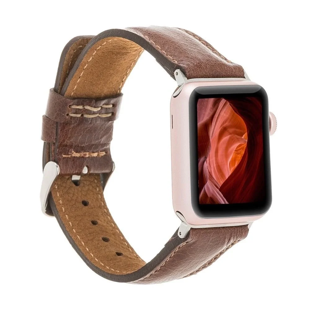 Apple Watch Uyumlu Deri Kordon 42-44-45mm VS5