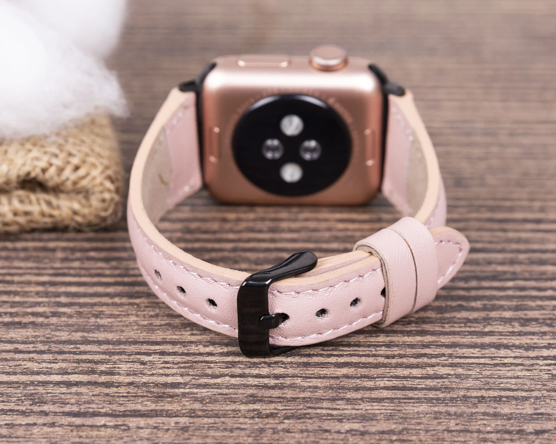Apple Watch Uyumlu Deri Kordon 42-44-45mm Slim NU2