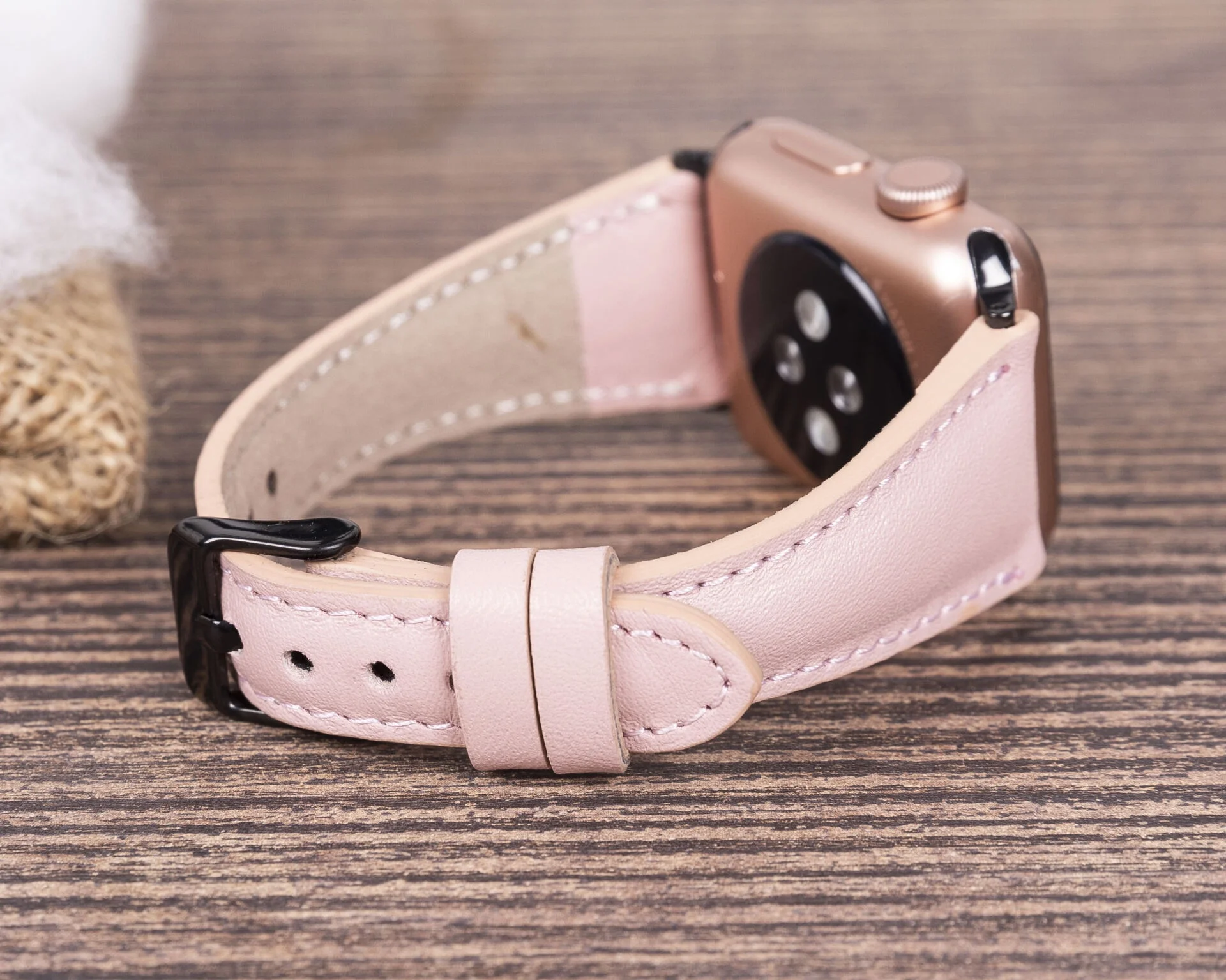 Apple Watch Uyumlu Deri Kordon 42-44-45mm Slim NU2