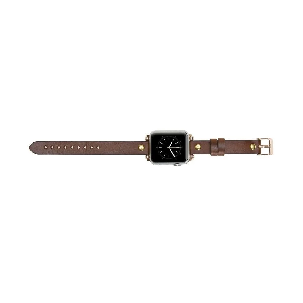 Apple Watch Uyumlu Deri Kordon 42-44-45mm Ferro GT RST2E