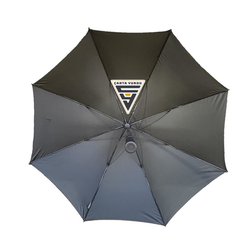 April 251-G Fiber Otomatik Vale Şemsiyesi 130 Cm Siyah