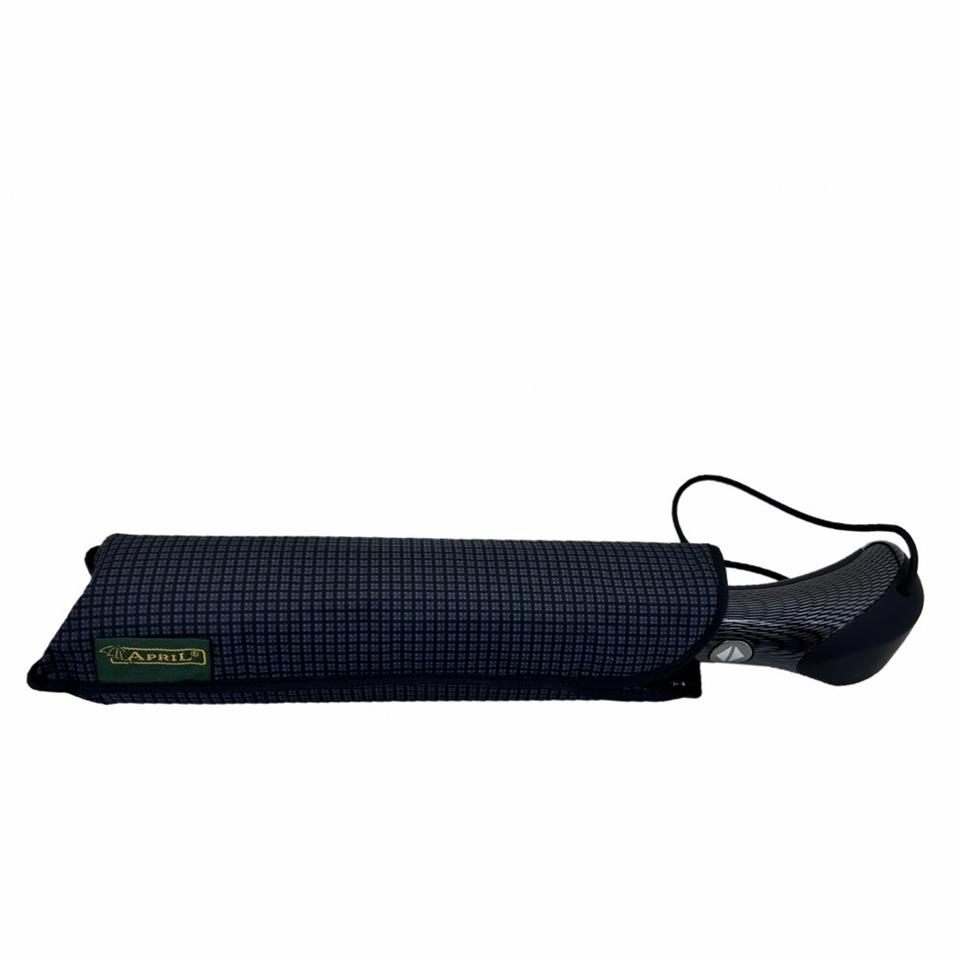 April April A-227G Tam Otomatik 10 Telli G2 Şemsiye Kareli Siyah