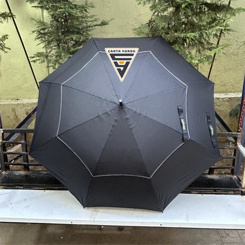 April A-250G Protokol Vale Şemsiyesi Çift Katmanlı Şemsiye 130 Cm