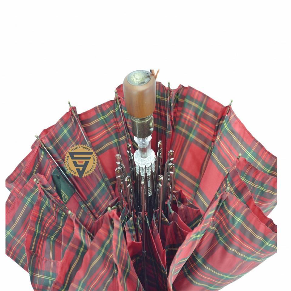 April April A238-L Otomatik Special Ekose A5 Şemsiye