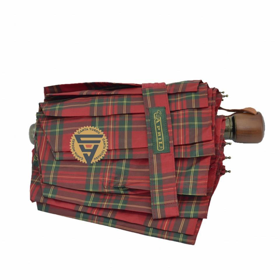 April April A238-L Otomatik Special Ekose A5 Şemsiye