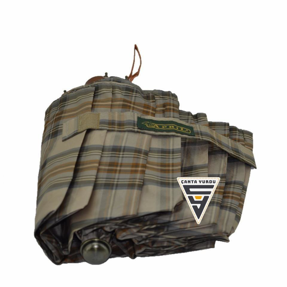 April A238L Otomatik Special Ekose B1 Şemsiye