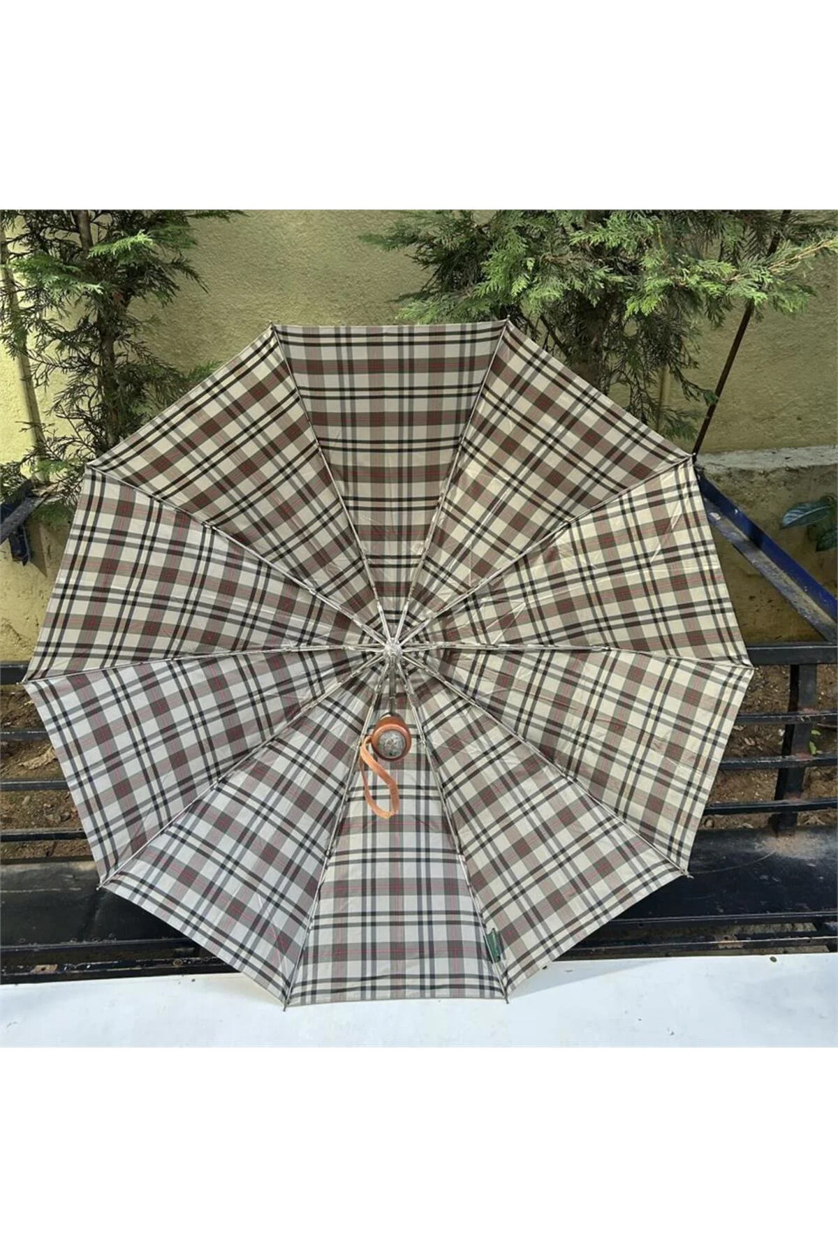April A238L Otomatik Special Ekose B6 Şemsiye