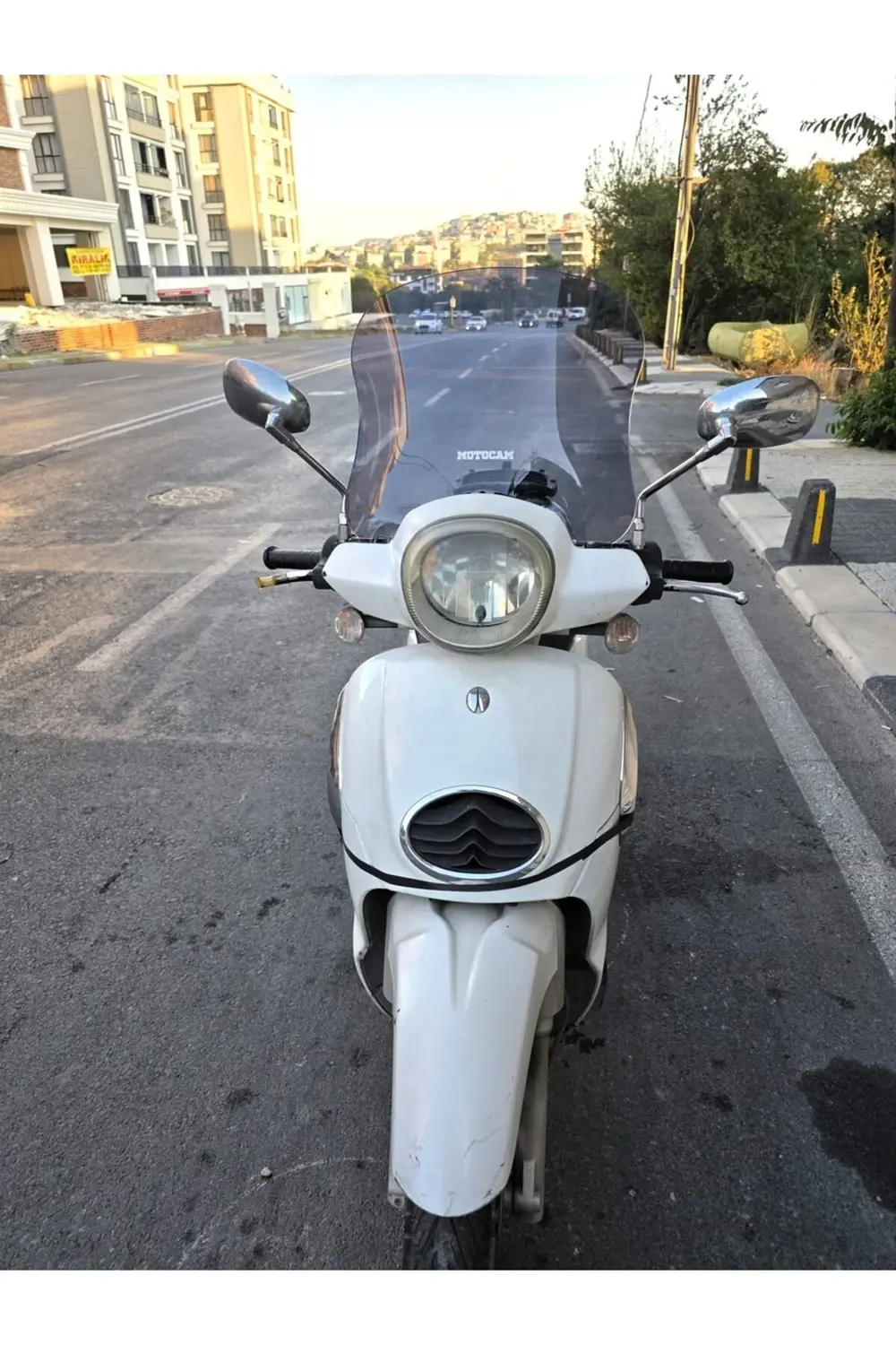 Aprilia Scarabeo 200 İe Ön Cam 35cm 2008-2015 Model Füme Renkli 4