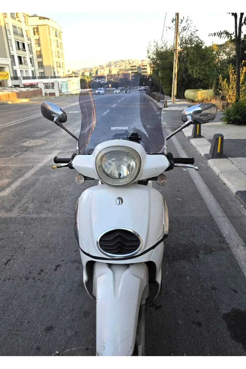 Aprilia Scarabeo 200 İe Ön Cam 35cm 2008-2015 Model Füme Renkli 4