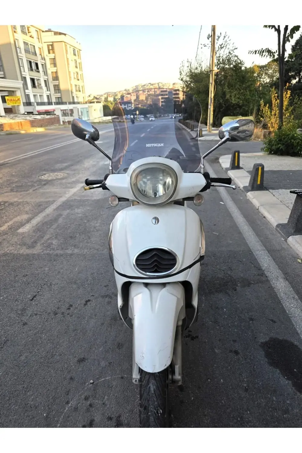 Aprilia Scarabeo 200 İe Ön Cam 35cm 2008-2015 Model Füme Renkli 4