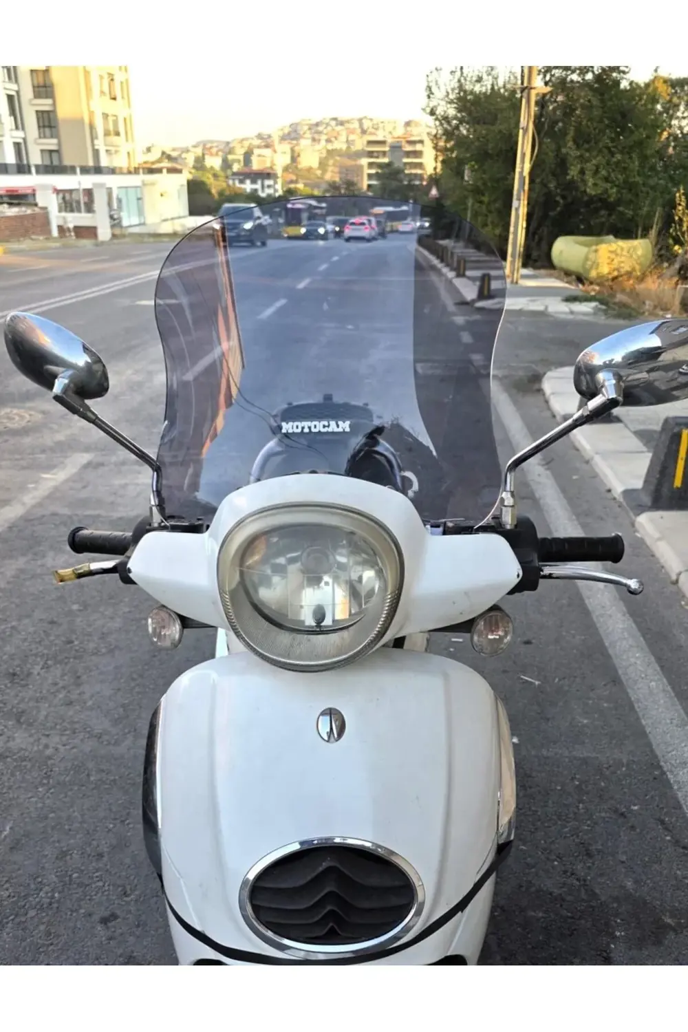 Aprilia Scarabeo 200 İe Ön Cam 35cm 2008-2015 Model Füme Renkli 4