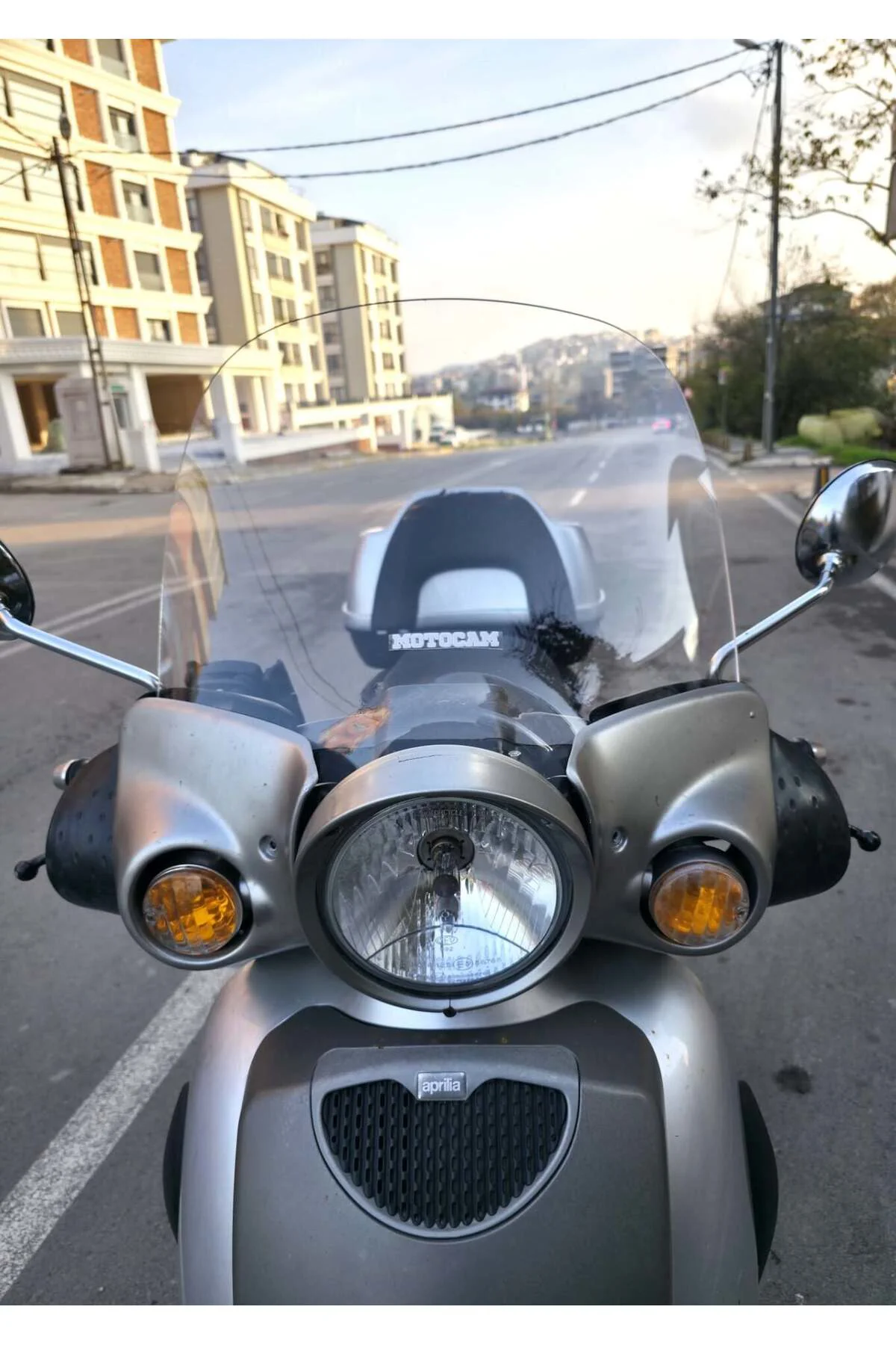 Aprilia Scarabeo 200 Ön Cam 45cm 2002-2007 Model Şeffaf Renkli 4m