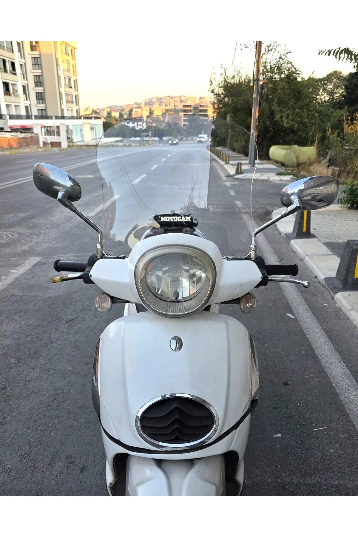 Aprilia Scarabeo 200 İe Ön Cam 35cm 2008-2015 Model Şeffaf Renkli