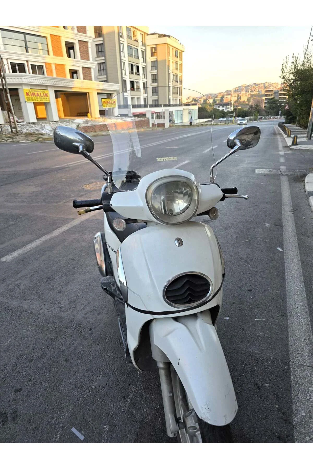 Aprilia Scarabeo 200 İe Ön Cam 35cm 2008-2015 Model Şeffaf Renkli