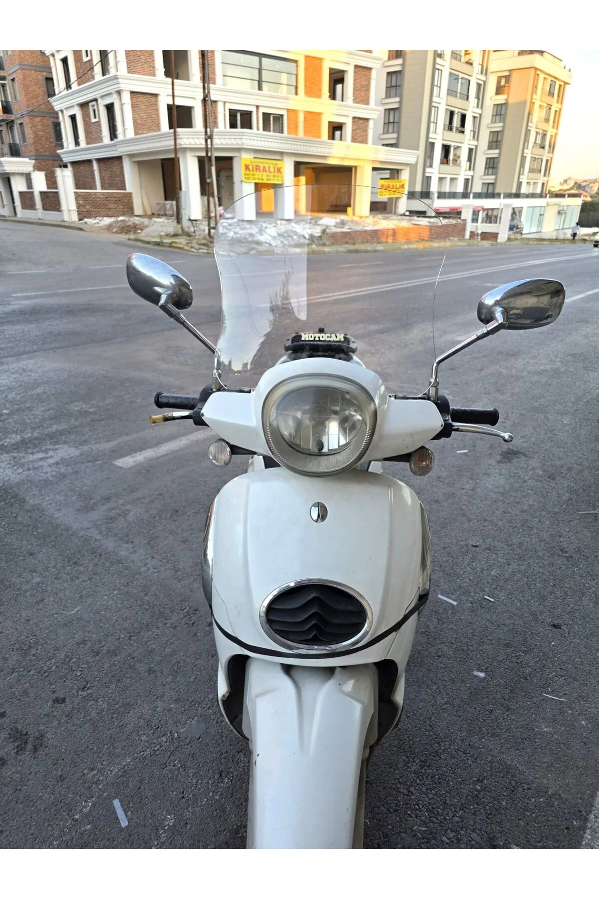 Aprilia Scarabeo 200 İe Ön Cam 35cm 2008-2015 Model Şeffaf Renkli