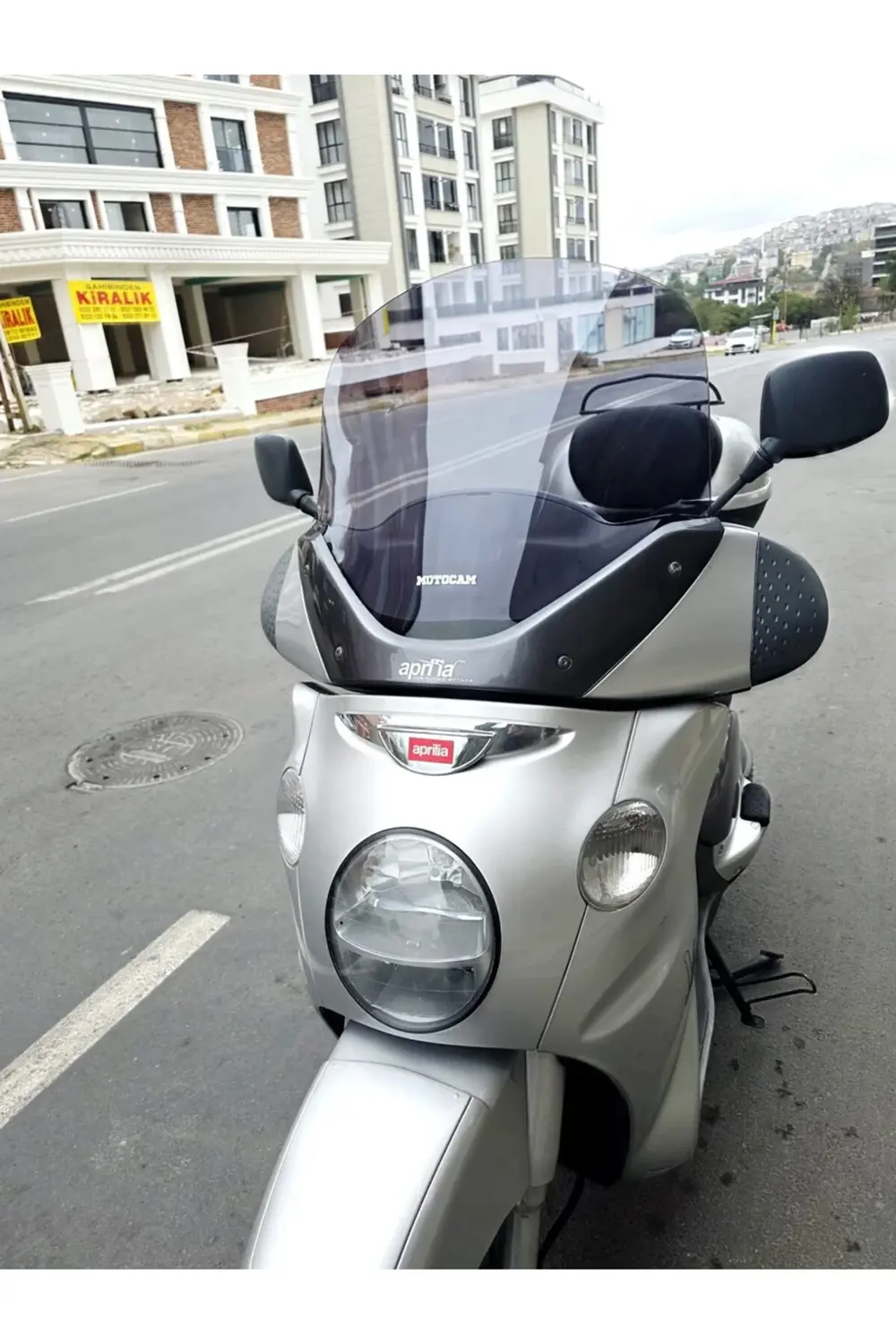 Aprilia Scarabeo 500 Ön Cam 49cm 2003-2008 Model Füme Renkli 4mm