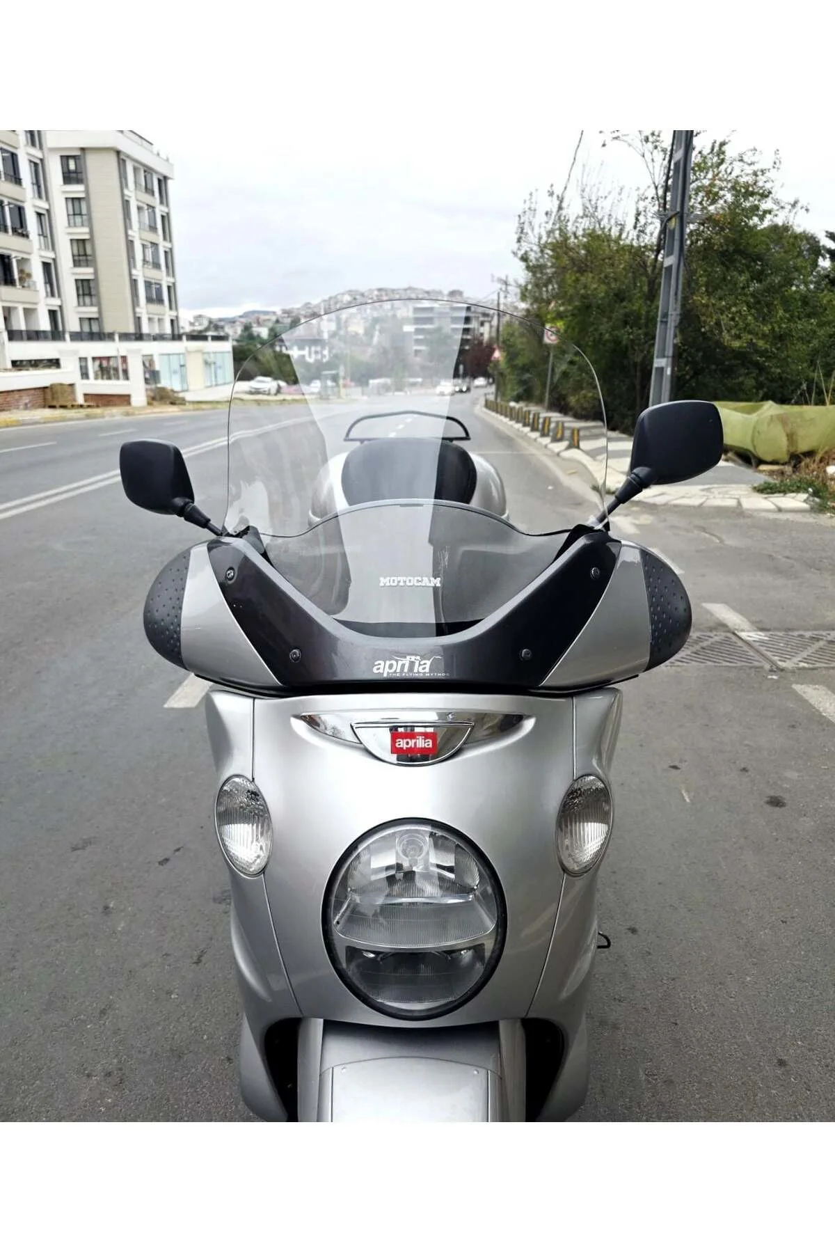 Aprilia Scarabeo 500 Ön Cam 49cm 2003-2008 Model Şeffaf Renkli 4mm