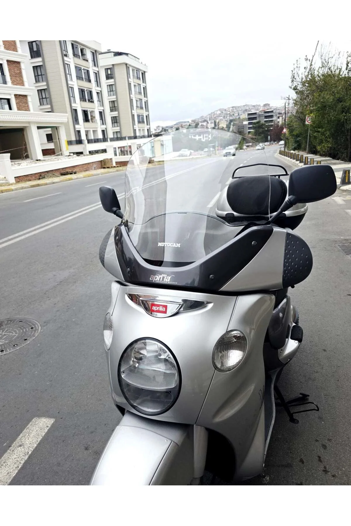 Aprilia Scarabeo 500 Ön Cam 49cm 2003-2008 Model Şeffaf Renkli 4mm