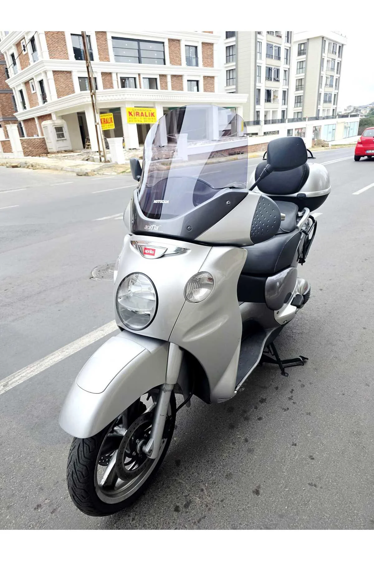 Aprilia Scarabeo 500 Ön Cam 49cm 2003-2008 Model Füme Renkli 4mm