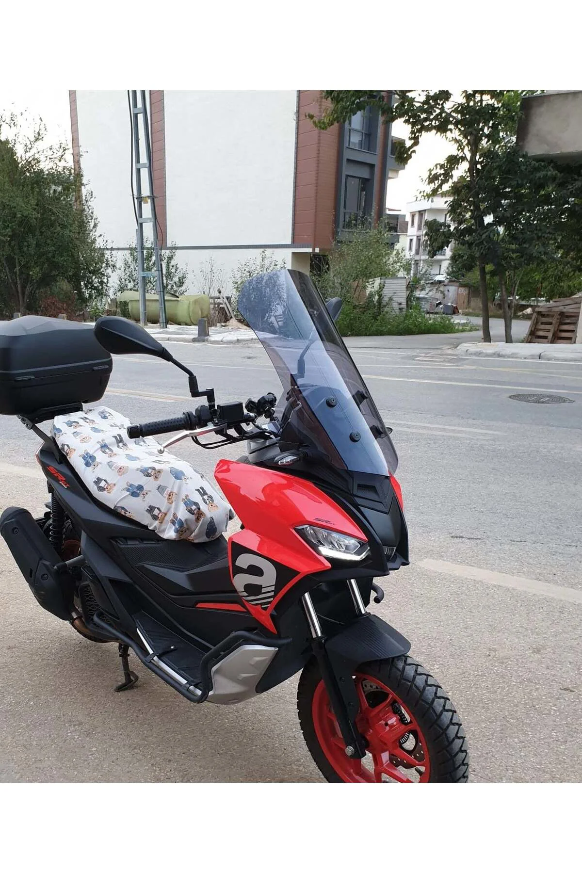 Aprilia SR GT 125 Ön Cam 2021-2026 Model 58cm Füme Renkli 4mm