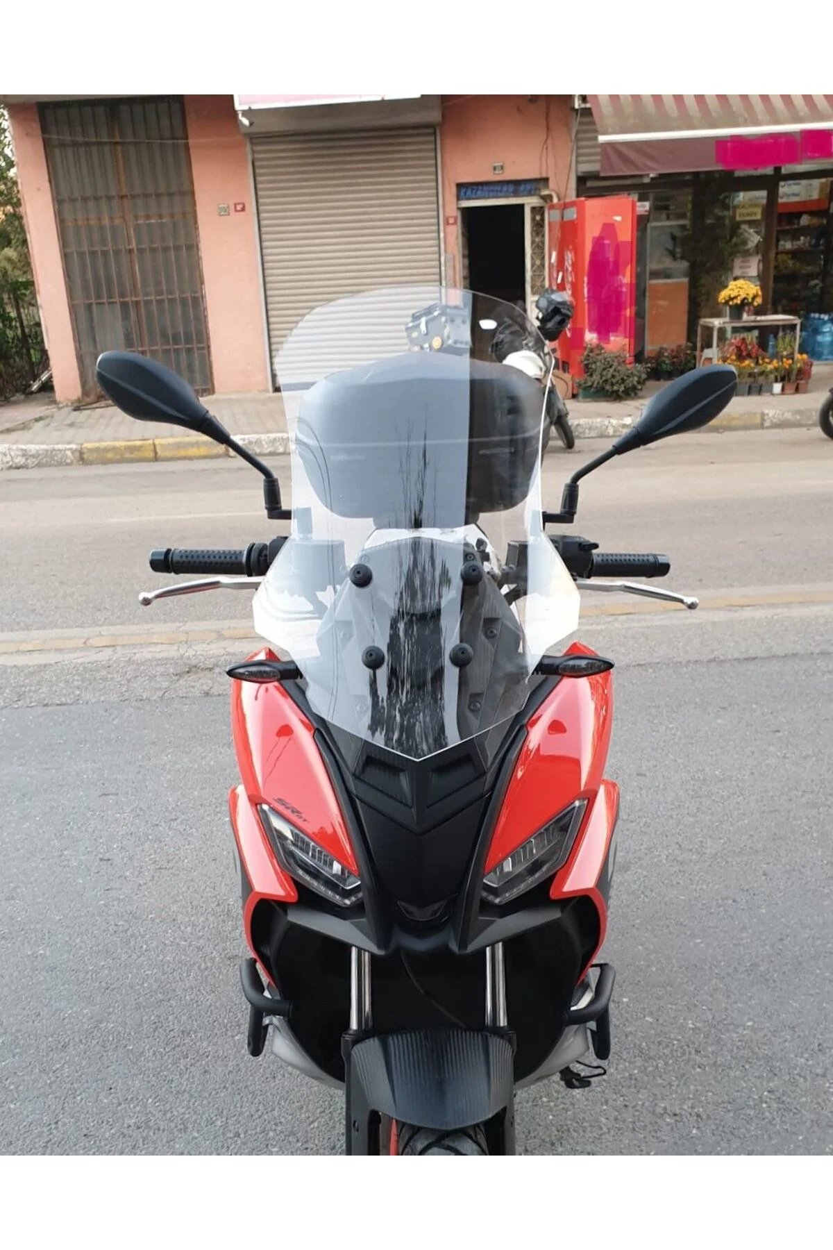 Aprilia SR GT 200 Ön Cam 2021-2026 Model 58cm Şeffaf Renkli 4mm