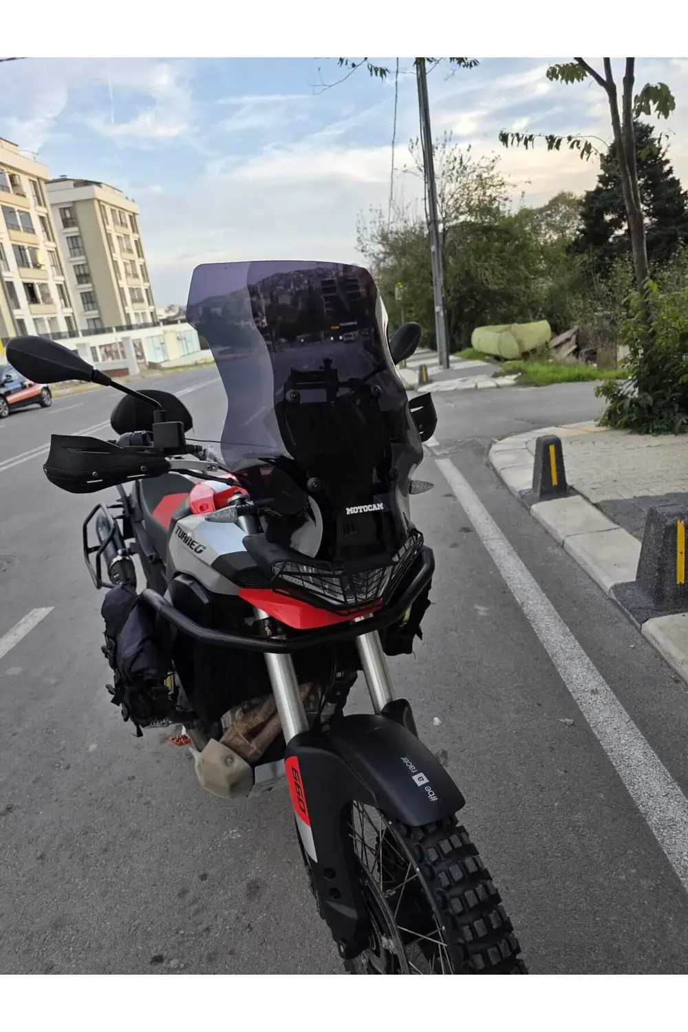 Aprilia Tuareg 660 Siperlik Ön Cam 2022-2025 Model 58cm Siyah Ren