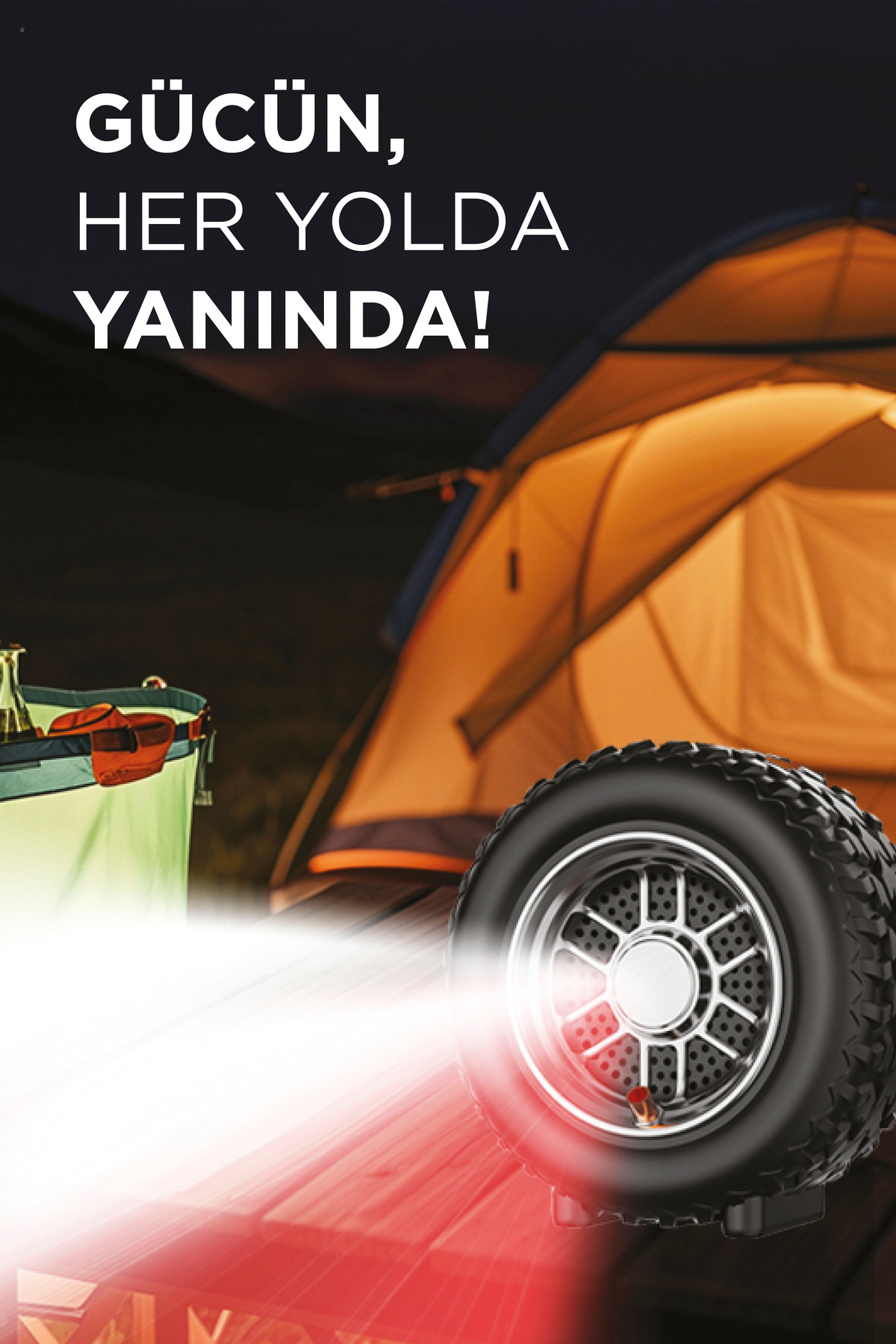 APS-03 Taşnabilir Araç Akü Takviyeli ,Powerbank Destekli ,Işıklı 